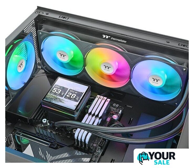 Система жидкостного охлаждения для процессора Thermaltake TH360 V3 Ultra ARGB Sync CL-W474-PL12SW-A - Изображение №5 — Интернет-магазин Your Sale