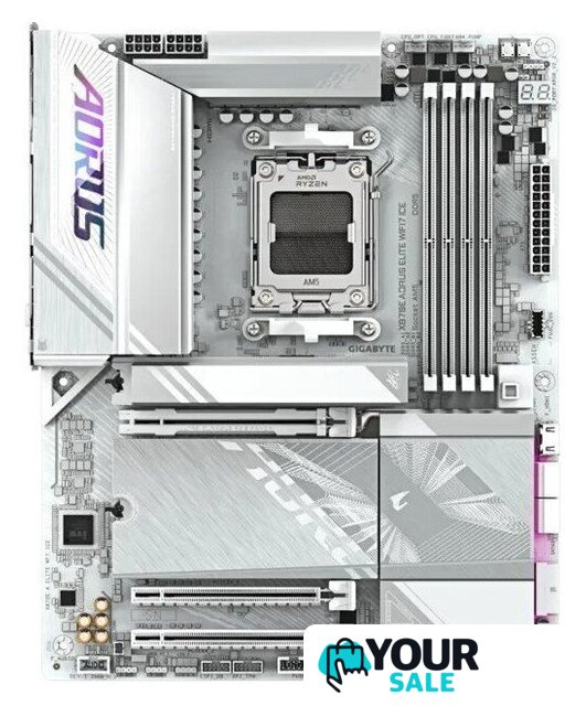 Материнская плата Gigabyte X870E Aorus Elite WiFi7 Ice (rev. 1.3) - Изображение №1 — Интернет-магазин Your Sale