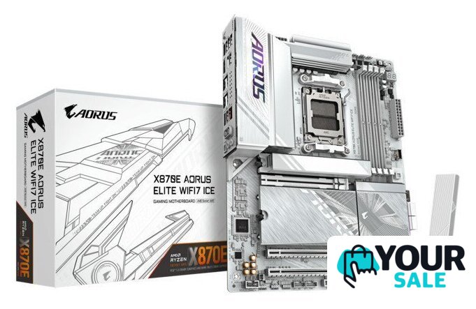 Материнская плата Gigabyte X870E Aorus Elite WiFi7 Ice (rev. 1.3) - Изображение №5 — Интернет-магазин Your Sale