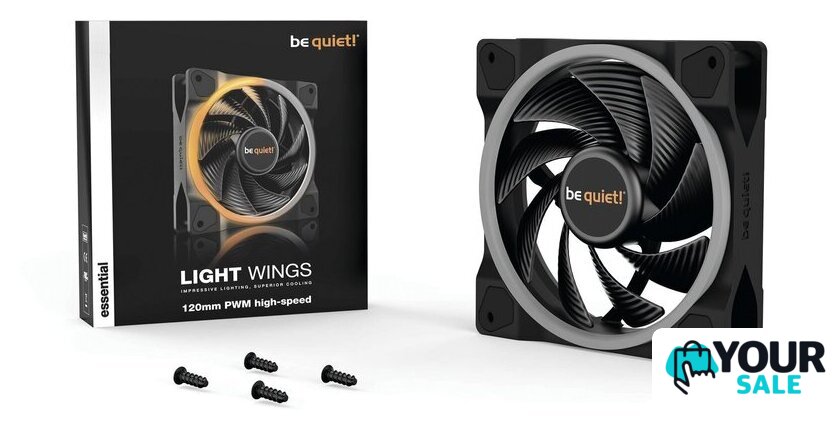 Вентилятор для корпуса be quiet! Light Wings 120mm high-speed PWM BL073 - Изображение №5 — Интернет-магазин Your Sale