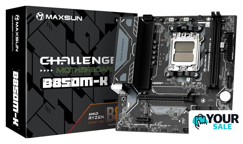 Материнская плата Maxsun Challenger B850M-K - Изображение №2 — Интернет-магазин Your Sale