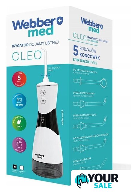 Ирригатор  Webber+ Cleo AOW09W - Изображение №15 — Интернет-магазин Your Sale