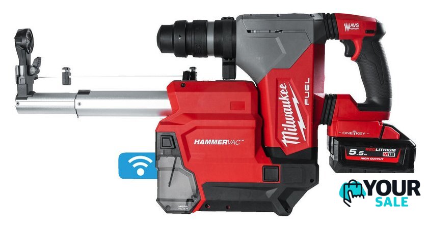 Перфоратор Milwaukee M18 ONE FHX DEL-552C Fuel 4933478506 (с 2-мя АКБ, кейс) - Изображение №1 — Интернет-магазин Your Sale