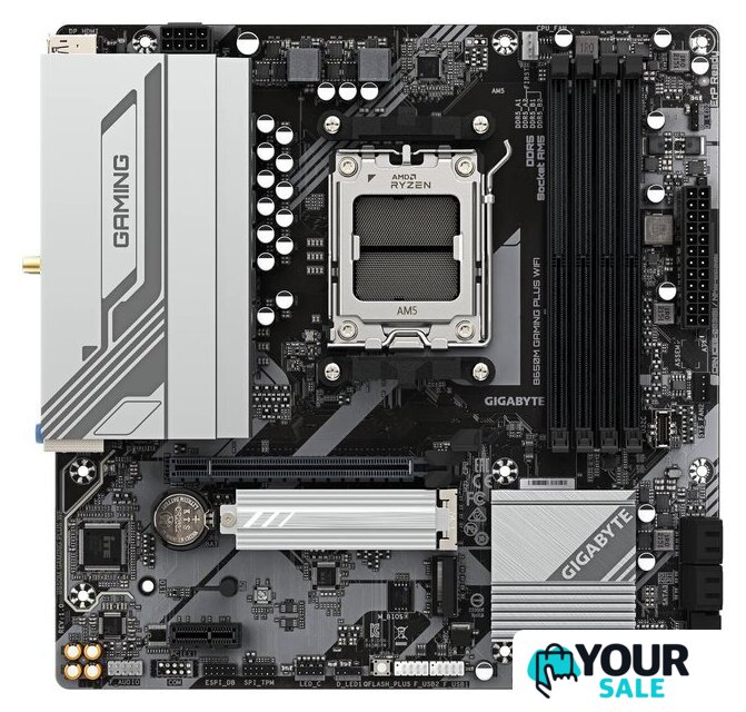 Материнская плата Gigabyte B650M Gaming Plus WiFi (rev. 1.0) - Изображение №1 — Интернет-магазин Your Sale