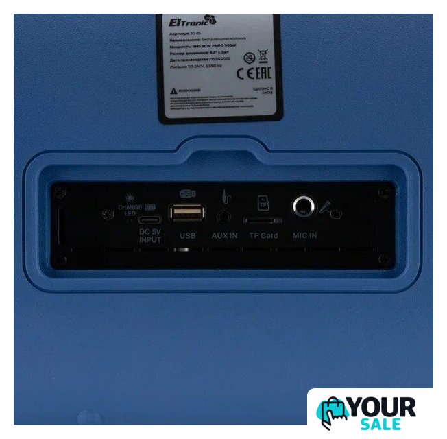 Беспроводная колонка Eltronic 30-85 Dance Box 900 (синий) - Изображение №6 — Интернет-магазин Your Sale
