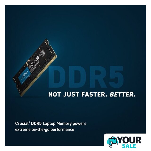 Оперативная память Crucial 2x32ГБ DDR5 SODIMM 4800 МГц CT2K32G48C40S5 - Изображение №2 — Интернет-магазин Your Sale