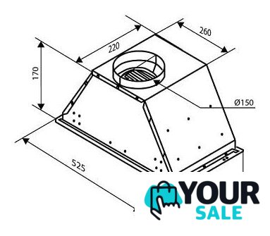 Кухонная вытяжка Zigmund & Shtain K 376.51 W - Изображение №2 — Интернет-магазин Your Sale