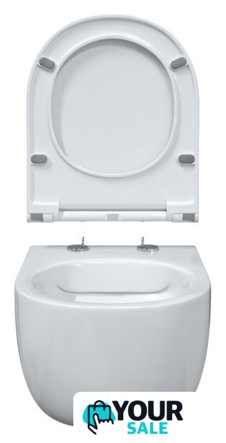 Унитаз подвесной Berges Wasserhaus Ego XL Rimless + Toma Slim SO + Novum525 + L3 043203 - Изображение №6 — Интернет-магазин Your Sale