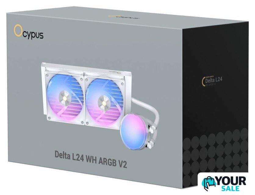 Система жидкостного охлаждения для процессора Ocypus Delta L24 WH ARGB V2 (белый) - Изображение №8 — Интернет-магазин Your Sale