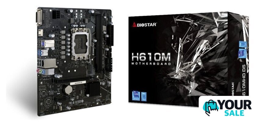 Материнская плата BIOSTAR H610MHD D5 Ver. 6.3 - Изображение №4 — Интернет-магазин Your Sale