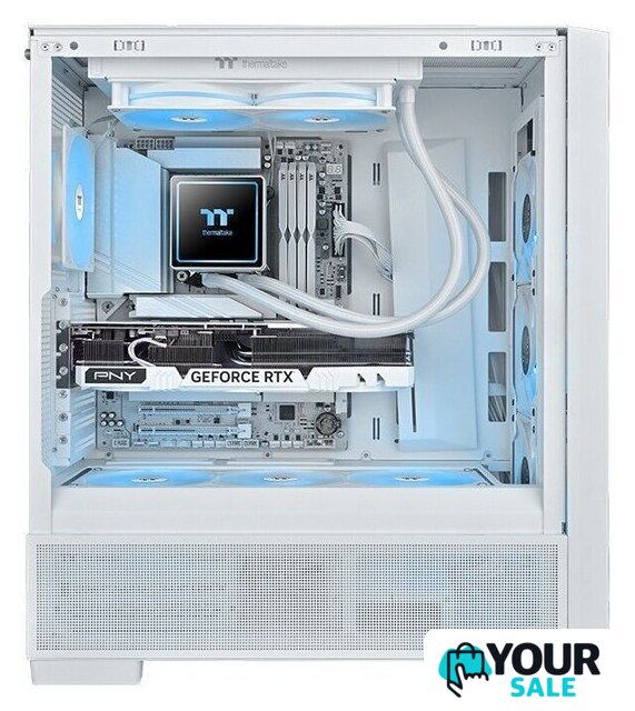 Система жидкостного охлаждения для процессора Thermaltake TH240 V3 ARGB Sync Snow Edition CL-W467-PL12SW-A - Изображение №6 — Интернет-магазин Your Sale