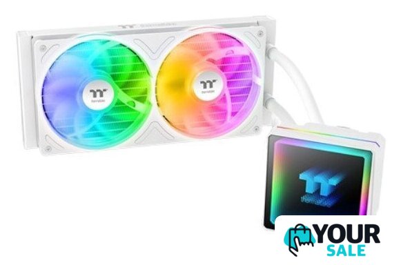 Система жидкостного охлаждения для процессора Thermaltake TH240 V3 ARGB Sync Snow Edition CL-W467-PL12SW-A - Изображение №1 — Интернет-магазин Your Sale