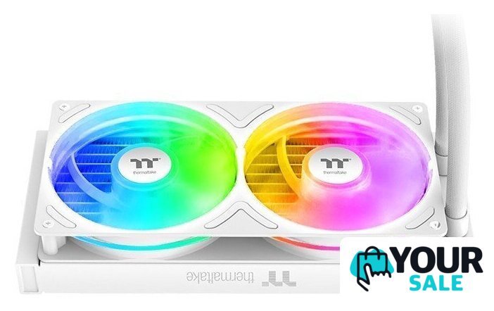 Система жидкостного охлаждения для процессора Thermaltake TH240 V3 ARGB Sync Snow Edition CL-W467-PL12SW-A - Изображение №4 — Интернет-магазин Your Sale