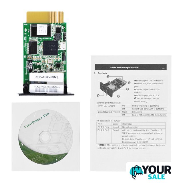Сетевая карта IPPON SNMP RT 33 1180661 - Изображение №5 — Интернет-магазин Your Sale