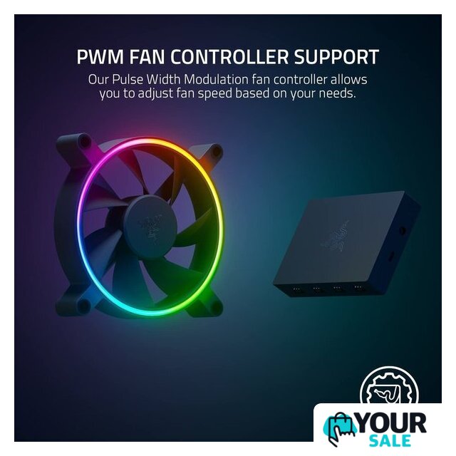 Комплект вентиляторов для корпуса Razer Kunai Chroma 140mm 3 Fans RC21-01810200-R3M1 - Изображение №3 — Интернет-магазин Your Sale