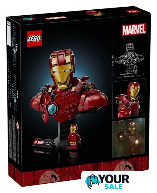 Конструктор LEGO Marvel 76327 Бюст Железного Человека MK4 - Изображение №11 — Интернет-магазин Your Sale