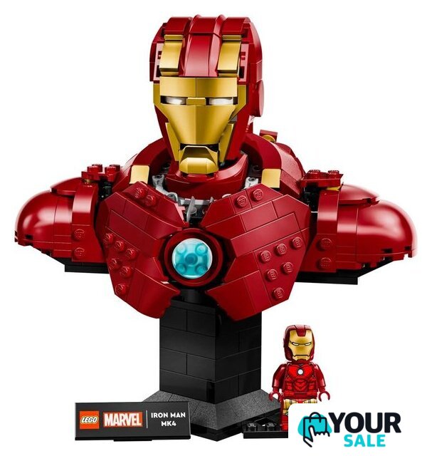 Конструктор LEGO Marvel 76327 Бюст Железного Человека MK4 - Изображение №2 — Интернет-магазин Your Sale