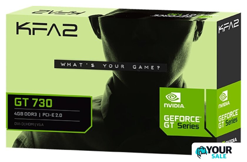 Видеокарта KFA2 GeForce GT 730 4GB DDR3 73GQF8HX00HK - Изображение №4 — Интернет-магазин Your Sale