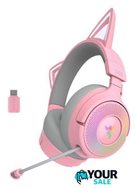 Наушники Razer Kraken Kitty V3 Pro (розовый) - Изображение №2 — Интернет-магазин Your Sale