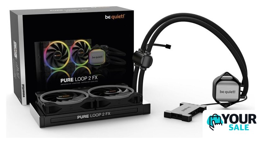 Система жидкостного охлаждения для процессора be quiet! Pure Loop 2 FX 240mm BW013 - Изображение №3 — Интернет-магазин Your Sale