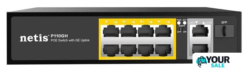 Неуправляемый коммутатор Netis P110GH - Изображение №1 — Интернет-магазин Your Sale