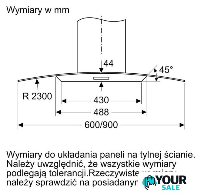 Кухонная вытяжка Bosch Serie 4 DWA66DM50 - Изображение №9 — Интернет-магазин Your Sale