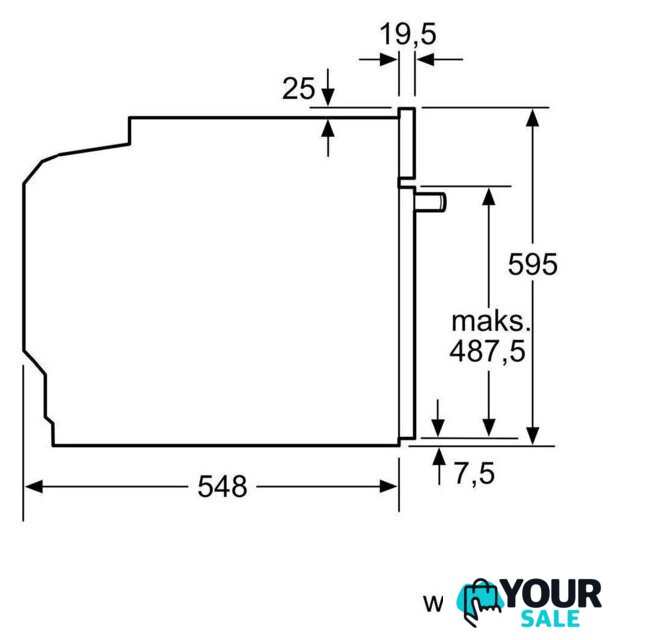 Электрический духовой шкаф Bosch Serie 2 HBG571EB4 - Изображение №7 — Интернет-магазин Your Sale