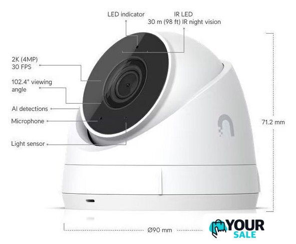 Комплект видеонаблюдения Ubiquiti UNVR-Instant-Kit - Изображение №3 — Интернет-магазин Your Sale