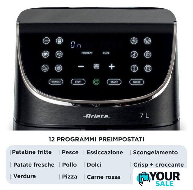 Аэрогриль (аэрофритюрница) Ariete 4627/00 - Изображение №3 — Интернет-магазин Your Sale
