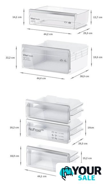 Холодильник Bosch Serie 4 KIN86VFE0 - Изображение №2 — Интернет-магазин Your Sale