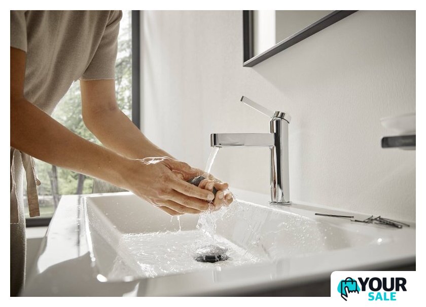 Смеситель Hansgrohe Finoris 110 chrom 76023000 - Изображение №3 — Интернет-магазин Your Sale