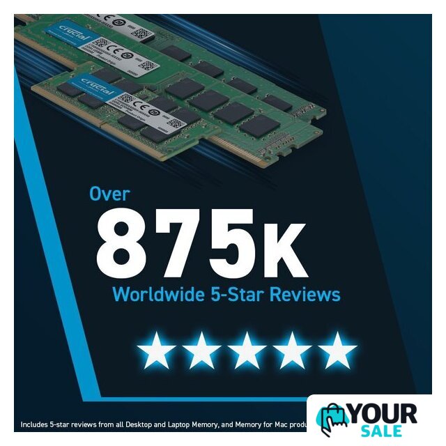 Оперативная память Crucial 8ГБ DDR5 5600 МГц CT8G56C46U5 - Изображение №7 — Интернет-магазин Your Sale