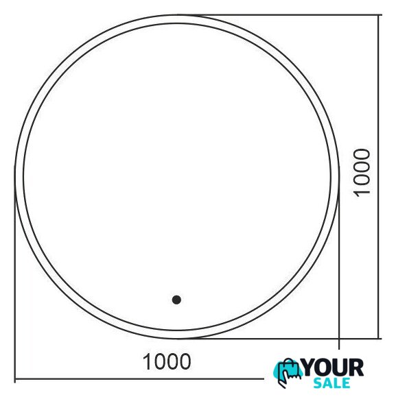  Silver Mirrors Зеркало Monaco Gold D100 LED-00002767 - Изображение №2 — Интернет-магазин Your Sale