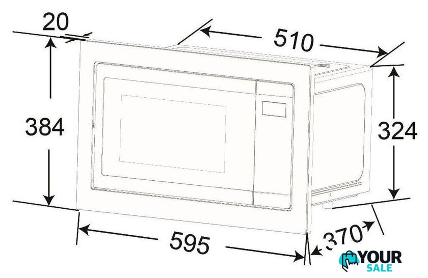 Микроволновая печь Haier HMX-BTG259LX - Изображение №6 — Интернет-магазин Your Sale