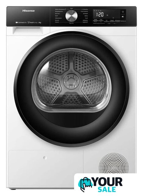 Сушильная машина Hisense DH3S802BW3/PL - Изображение №1 — Интернет-магазин Your Sale
