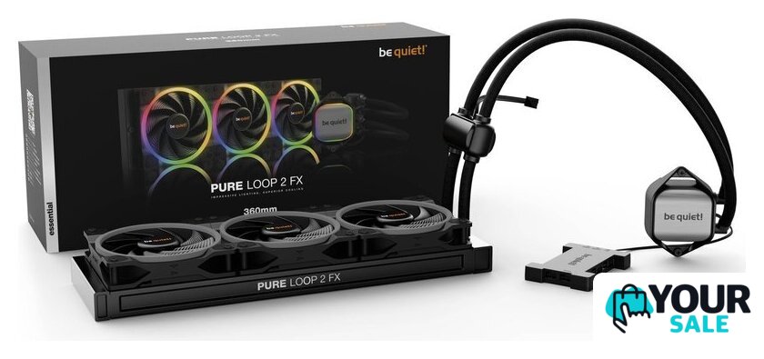 Система жидкостного охлаждения для процессора be quiet! Pure Loop 2 FX 360mm BW015 - Изображение №2 — Интернет-магазин Your Sale