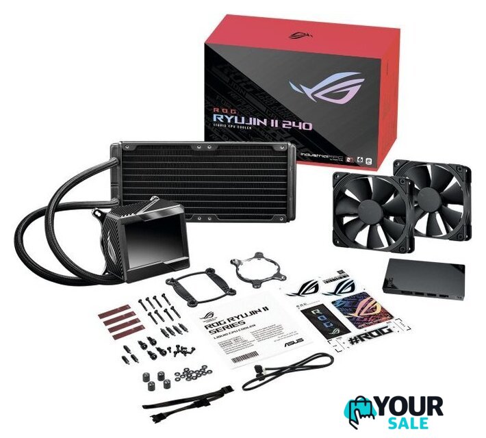Система жидкостного охлаждения для процессора ASUS ROG Ryujin II 240 - Изображение №3 — Интернет-магазин Your Sale