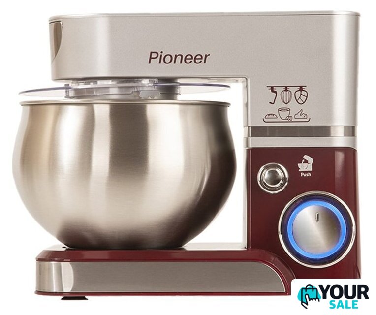 Планетарный миксер Pioneer MX322 Wine Maroon - Изображение №5 — Интернет-магазин Your Sale