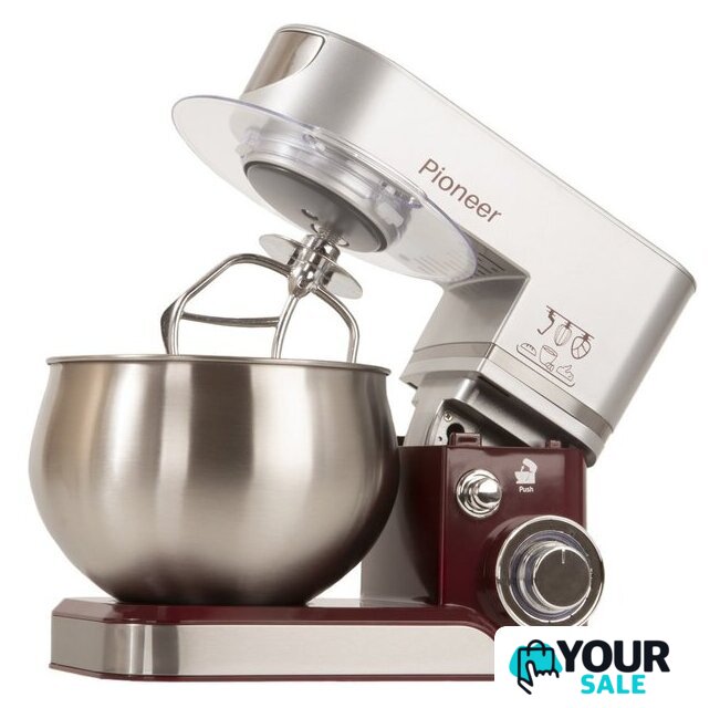 Планетарный миксер Pioneer MX322 Wine Maroon - Изображение №4 — Интернет-магазин Your Sale