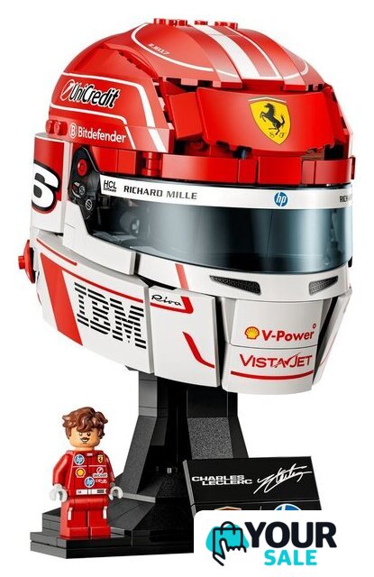 Конструктор LEGO Editions 43014 Шлем Шарля Леклера команды Scuderia Ferrari HP - Изображение №2 — Интернет-магазин Your Sale