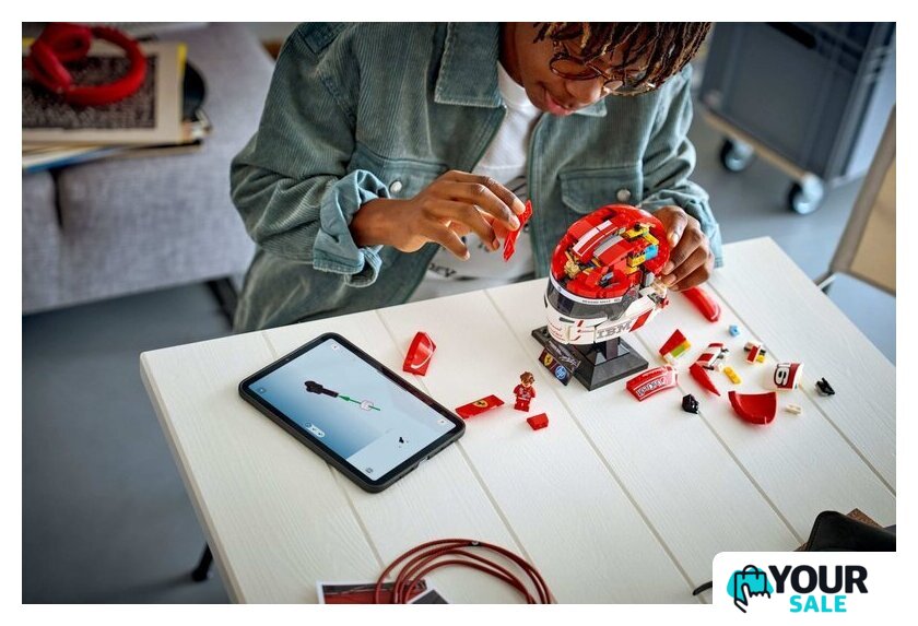 Конструктор LEGO Editions 43014 Шлем Шарля Леклера команды Scuderia Ferrari HP - Изображение №9 — Интернет-магазин Your Sale
