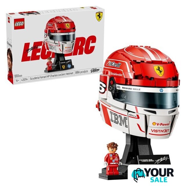 Конструктор LEGO Editions 43014 Шлем Шарля Леклера команды Scuderia Ferrari HP - Изображение №1 — Интернет-магазин Your Sale