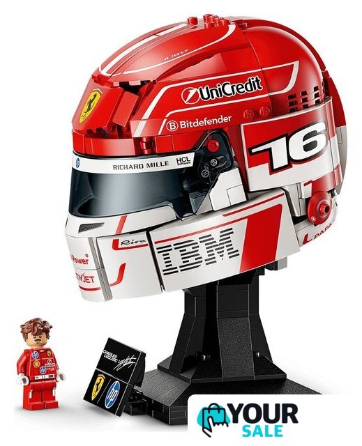 Конструктор LEGO Editions 43014 Шлем Шарля Леклера команды Scuderia Ferrari HP - Изображение №4 — Интернет-магазин Your Sale