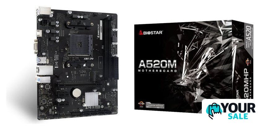 Материнская плата BIOSTAR A520MHP Ver. 6.0 - Изображение №4 — Интернет-магазин Your Sale