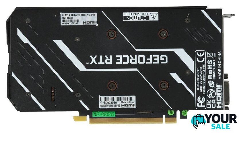 Видеокарта KFA2 GeForce RTX 3050 X 6GB 35NRLDHP9ODK - Изображение №5 — Интернет-магазин Your Sale
