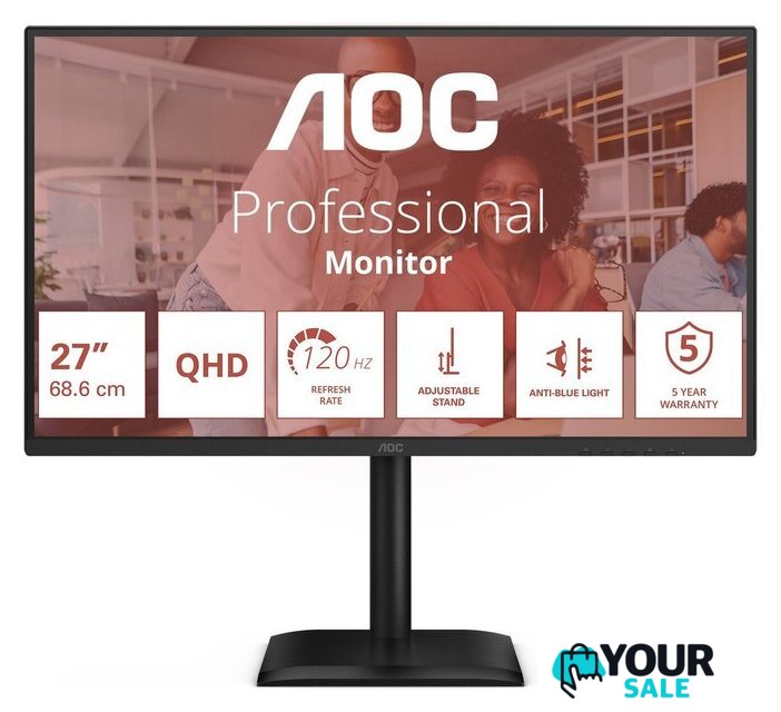 Монитор AOC Q27E4U - Изображение №1 — Интернет-магазин Your Sale
