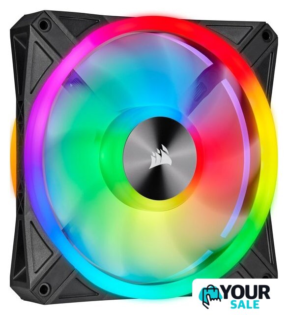 Комплект вентиляторов для корпуса Corsair iCUE QL140 RGB Dual Pack CO-9050100-WW - Изображение №2 — Интернет-магазин Your Sale