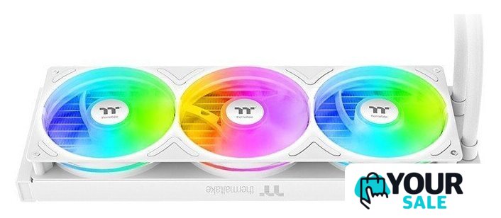 Система жидкостного охлаждения для процессора Thermaltake TH360 V3 ARGB Sync Snow Edition CL-W468-PL12SW-A - Изображение №4 — Интернет-магазин Your Sale