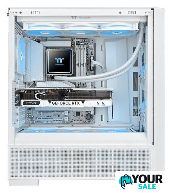 Система жидкостного охлаждения для процессора Thermaltake TH360 V3 ARGB Sync Snow Edition CL-W468-PL12SW-A - Изображение №6 — Интернет-магазин Your Sale
