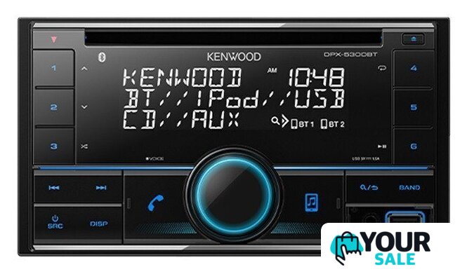 CD/MP3-магнитола Kenwood DPX-5300BT - Изображение №1 — Интернет-магазин Your Sale